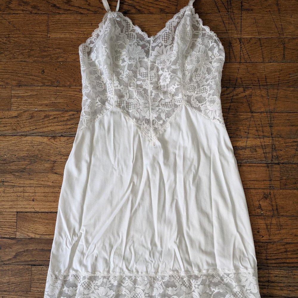 White lingerie dress